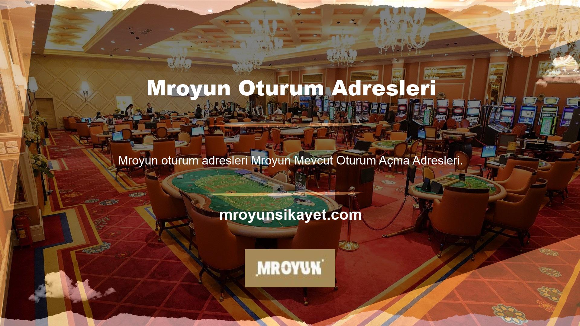 Web sitemizde uygun bonuslarla göze çarpan ve şu anda ülkemizdeki en güvenilir hizmetleri sunan Mroyun giriş adreslerini bulabilirsiniz