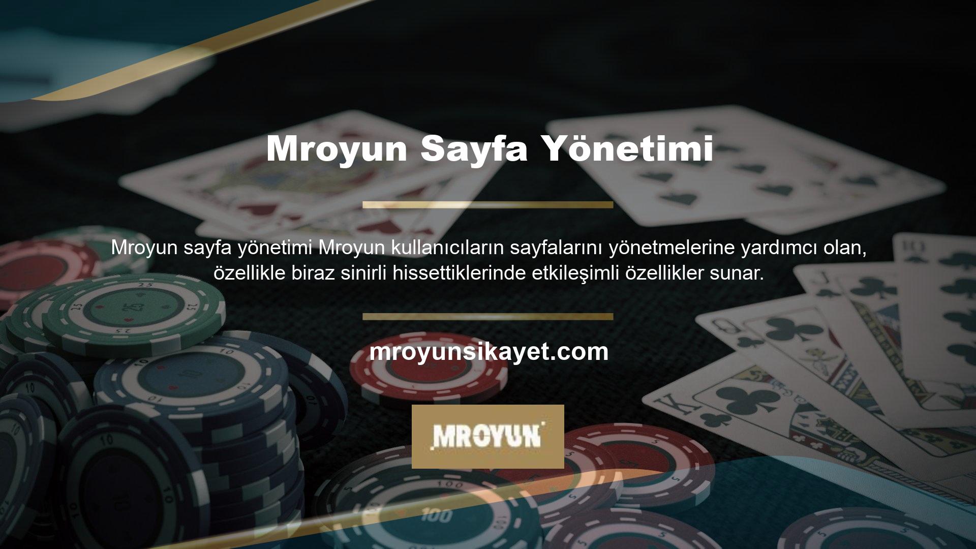 Mroyun mobil aktivasyonu, normal bir kullanıcı olmasanız bile sayfanızı kolayca kontrol etmenizi sağlar